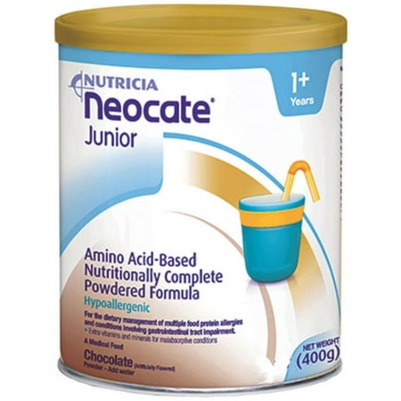 Pediatric Oral Supplement Neocate Junior Chocolate 400 Gram Can Powder, 4