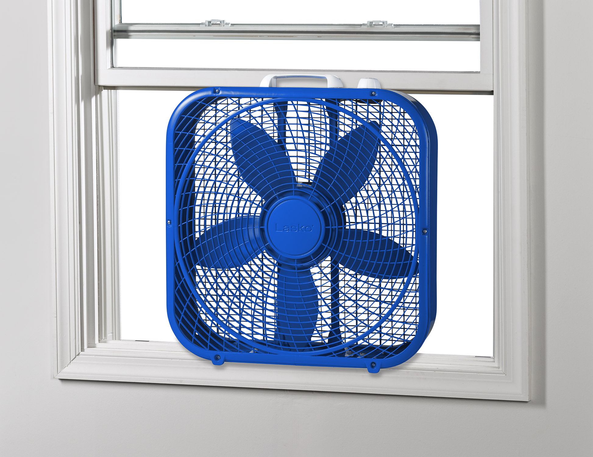 Lasko Cool Colors 20 3-Speed Energy Efficient Box Fan, B20308, Blue,  21.5L, New - Walmart.com