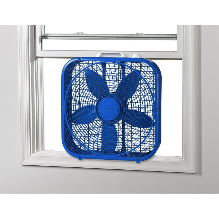 Lasko Cool Colors 20 3-Speed Box Fan, Model B20308, Blue - Walmart.com