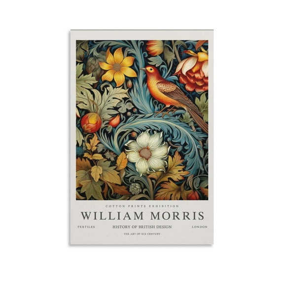 William Morris Print Painting (78) Painting On Canvas Wall Art Poster Scroll Picture Print Living Room Walls Decor Home Posters 12x18inch(30x45cm)