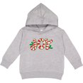 thumbnail image 2 of Inktastic Candy Cane Joy Toddler Hoodie, 2 of 4