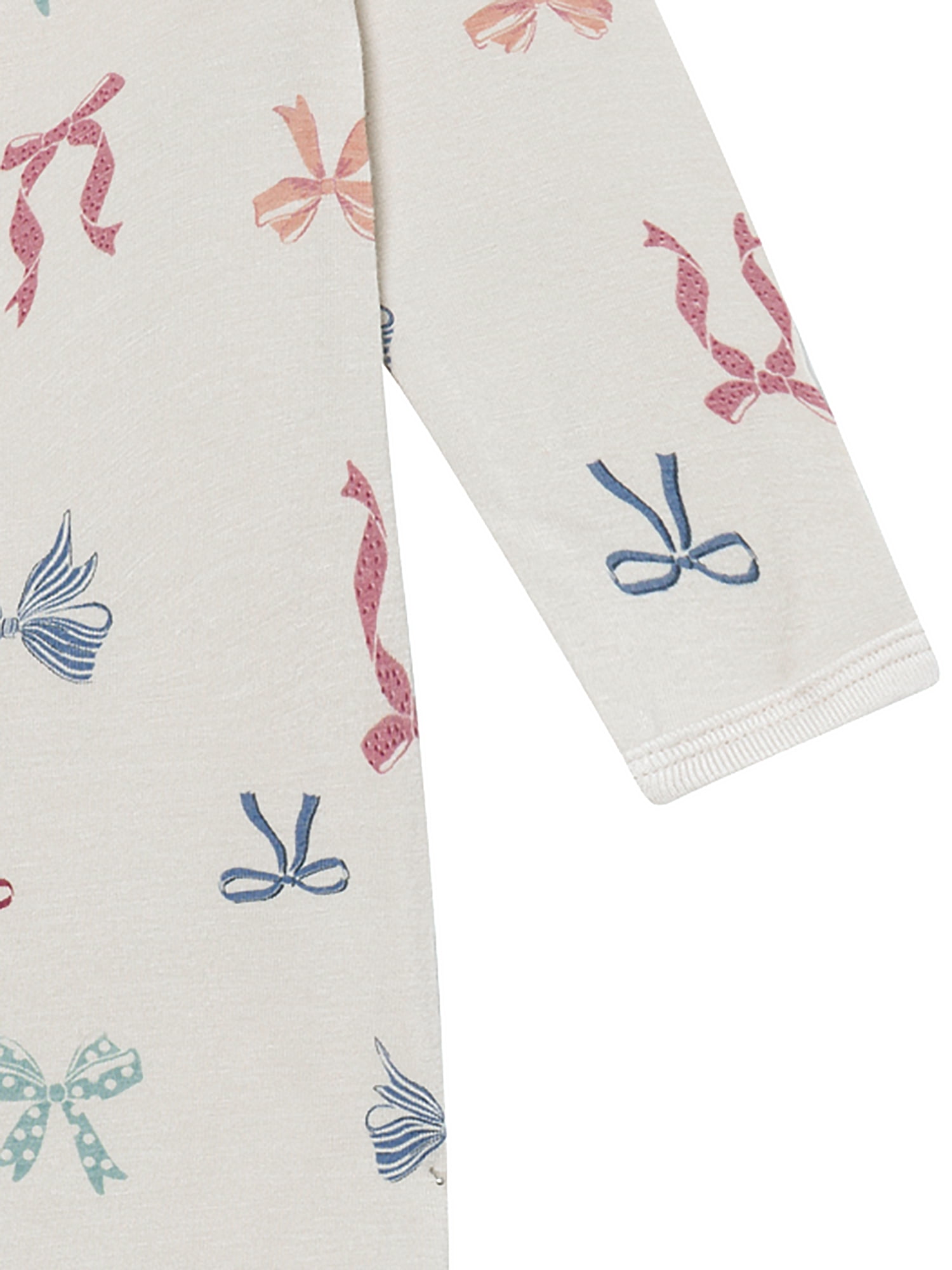 Modern Moments by Gerber Neutral Two-Way Zip Viscose Sleep ´N Play Footed Pajama , Sizes Newborn - 6/9 Months