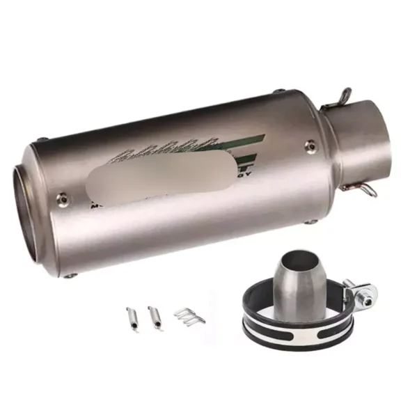 Universal Fit For Motorcycle Exhaust Muffler for Sports Bikes and More with Logo