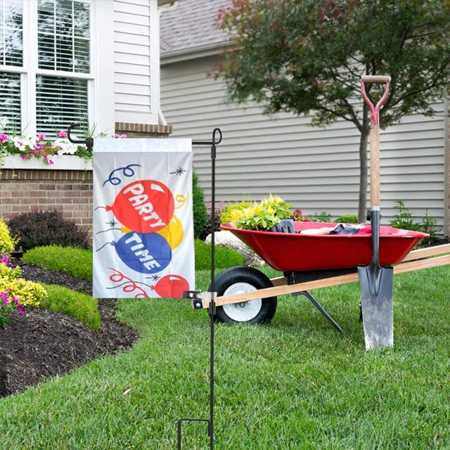 Soporte para bandera de jardín, soporte para poste de bandera para jardín, bandera para jardín al aire libre