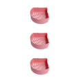 thumbnail image 3 of kurtrusly Multifunctional Hanging Shower Organiser – Rust-Proof And Stackable Storage Easy-to-Clean Shower Organiser No Drilling round pink 3Set, 3 of 6
