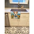thumbnail image 2 of Carolines Treasures DAC6079KTWL 25 x 15 in. Fox Terrier in Sunflowers Kitchen Towel, 2 of 5