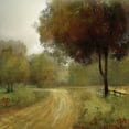 thumbnail image 2 of Nan 20x20 White Modern Wood Framed Museum Art Print Titled - Country Road, 2 of 4
