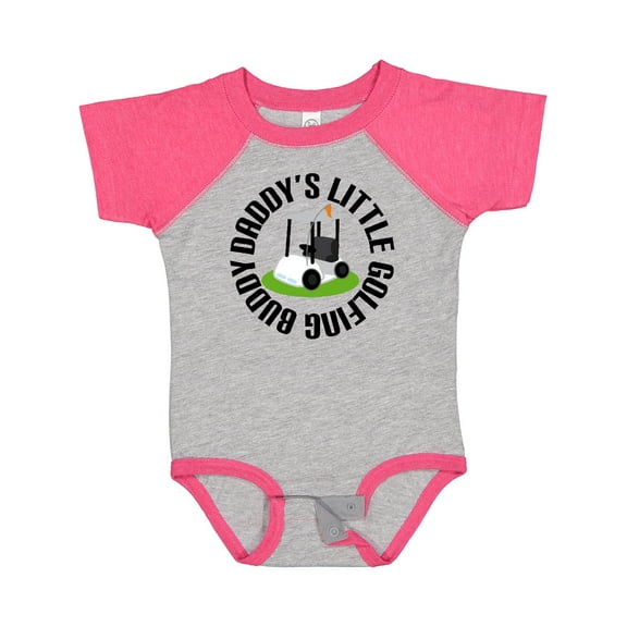 Inktastic Daddys Little Golfing Buddy Boys or Girls Baby Bodysuit