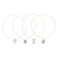 thumbnail image 1 of 4Pcs Guitare Pic Collier en Acier Inoxydable Alliage d'Aluminium Slick Surface Pic Plectrum Collier 50cm Circonférence, 1 of 14
