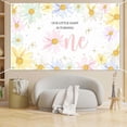 thumbnail image 4 of Pastel Daisy Birthday Banner for Girls Boho Daisy Flower Photography Background Hippie Groovy Daisy 1st Birthday Cake Table Backdrop Photo Booth Props, 4 of 5