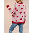 thumbnail image 5 of Women'S Cardigan Soft Pocketed Long Sleeves Casual Knitted Open Front Cardigan Sweaters Pink L, 5 of 8