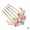 multicolor, variant on Fashion Women Rhinestone Inlaid Flower Hair Comb Hairpin Headwear R2E7 V5E4