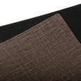 thumbnail image 3 of Práctico de manteles individuales de individual de la de comedor del cojín del aislamiento de la PU Marrón claro o oscuro por azar, 3 of 9