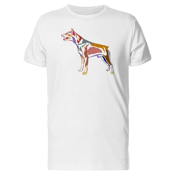 Colorful Dog Miniature Pinscher Tee Men's -Image by Shutterstock