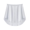 thumbnail image 3 of WHLBF Women's Clearance Layered Tiered Sheer Shirt Extender Extender Half Slip Plus Size Skirt White 6(M), 3 of 3