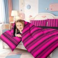 thumbnail image 3 of Erosebridal Abstract Lines King Size Comforter Sets,Minimalist Striped Comforters King Size,Black Reversible,3 Pieces,1 Comforter and 2 Pillowcases, 3 of 7
