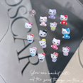 thumbnail image 2 of Venta caliente Kawaii Nail Charms Cute Kitty Pink Cat Mini Nail Charms para niñas, 2 of 4