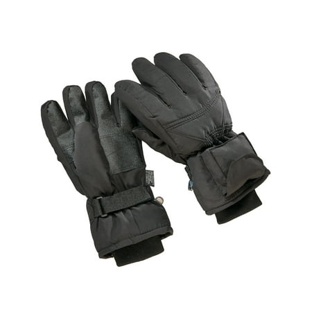 Battery Operated Heated Gloves, Mens, Black (Best Battery Heated Mittens)