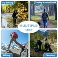thumbnail image 4 of Trekking Poles, Lightweight Collapsible Hiking Poles Adjustable Pair of 2 Aluminum Walking Sticks for Hiking Walking (Black), 4 of 9