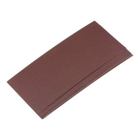 

5 Pack 120 Grit Sandpapers 9 x 3.7 Aluminum Oxide Sanding Sheets Hand Sander Papers