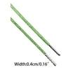 thumbnail image 3 of INSPIRE CHIC Round Metallic Glitter Shoelaces Colorful Fashion Shoe Laces for Athletic Sneakers Shoes Boot Strings 2 Pairs Light Green 100cm/39.37", 3 of 4