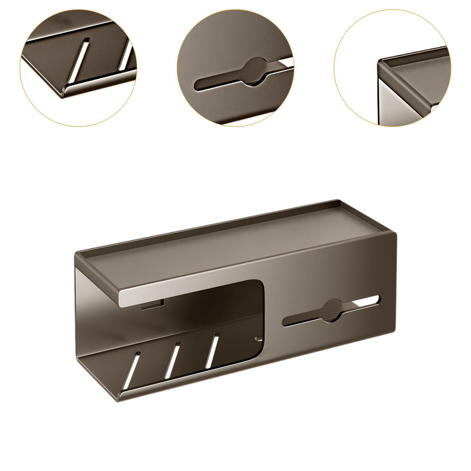 Fiocias Toilet Paper Holder Stand Flushable Stand Washstand Bathroom Roll Shelf for Home