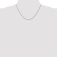 thumbnail image 6 of Auriga Fine Jewelry 14K Rose Gold 1.05mm Spiga Chain Necklace 18inch for Women, 6 of 6