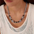 thumbnail image 3 of Dainty Chain Necklaces For Women,Stylish Minimalist Design Pendant Necklaces,GX2408-Silver ws, 3 of 4