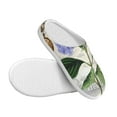 thumbnail image 3 of Yiaed Vintage Flower Print Slippers Fuzzy Warm Cozy Slippers Non Slip House Slippers For Indoor Outdoor Slippers House Slippers-35/36, 3 of 7