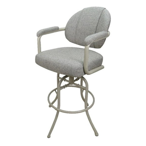 Swivel Tilt Metal 30" Bar Stools - M-70 - Portwood Ash - Beige