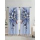 thumbnail image 2 of 1 Set Of 2 Panels, Fashionable Digital Printed Flower Pattern Curtains For Living Room, Bedroom, Indoor & Outdoor Window Curtains, Home Furnishing Dec, 2 of 4