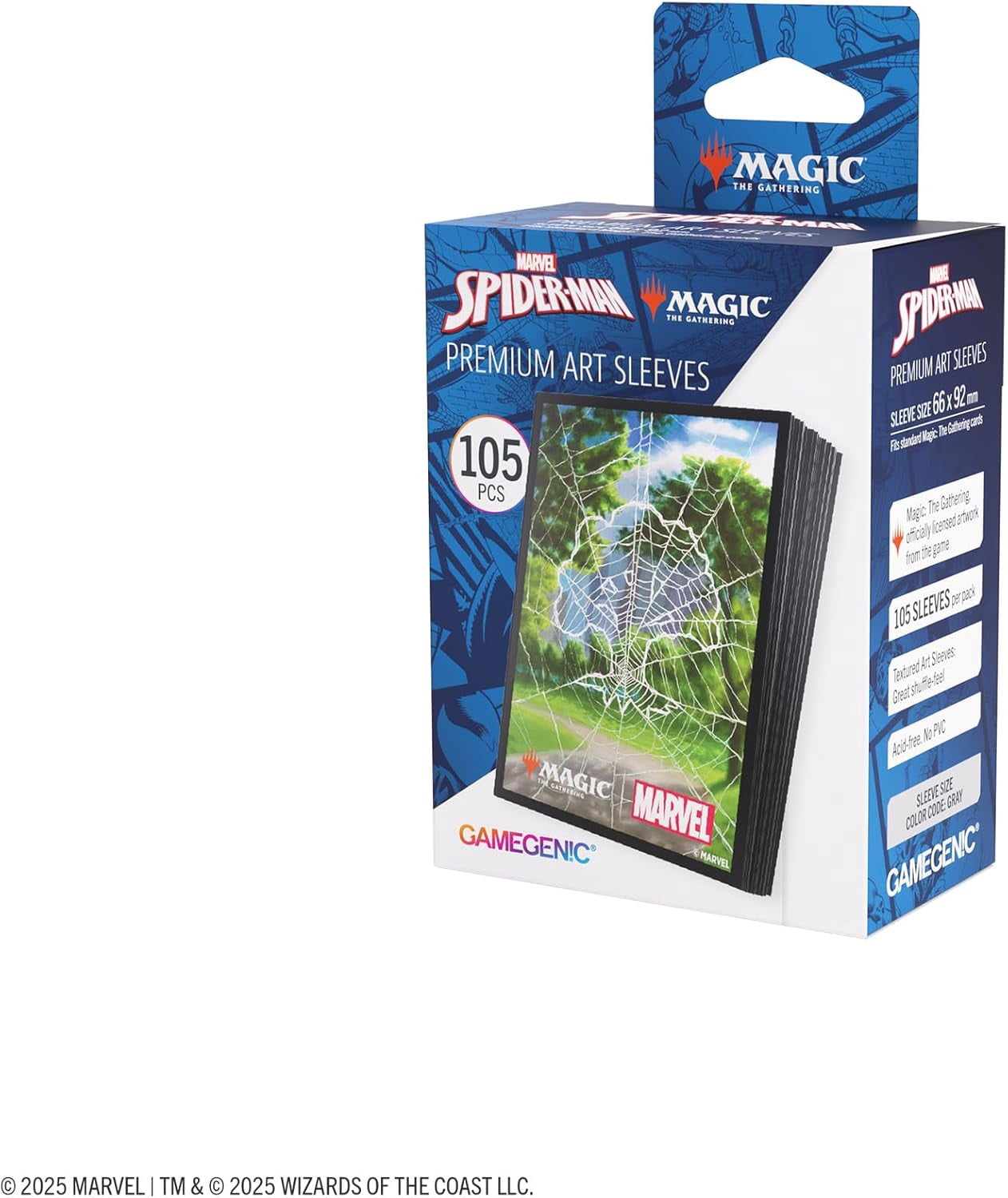 Gamegenic Marvel's Spider-Man Magic the Gathering Premium Art Sleeves