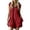 hgg417-Red, variant on Ounisa Women's Solid Hooded Zip Sleeveless Short Jumpsuit Romper Soft Breathable Lightweight Casual Summer Cover Up
