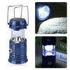 6 LEDs Solar Charger Camping Lanterns Rechargeable Collapsible Light Lamp