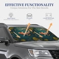 thumbnail image 4 of Fotbe Koi Pond Lilies 2-Piece Car Windshield Sun Shade | Sun Blocker for Car Windshield | Foldable Automotive Interior Accessories for Sun Protection-Medium, 4 of 6