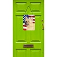 thumbnail image 2 of Carolines Treasures SS4047DS1216 USA American Flag with French Bulldog Wall or Door Hanging Prints 12x16 multicolor, 2 of 2
