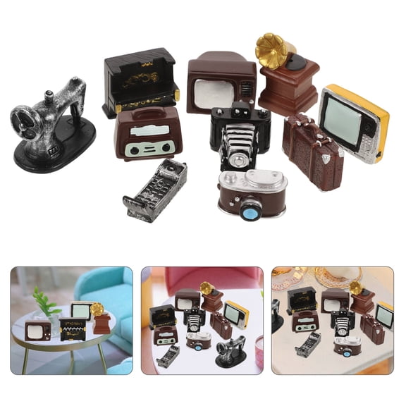 MLINS  Retro Home Appliances Miniature Living Room Decor