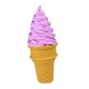 thumbnail image 5 of Cono de helado falso, modelo de helado artificial, decoración de pasteles, juguete de comida de imitación Violeta, 5 of 8