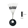 thumbnail image 3 of 100pcs Fishing Bobber Stoppers Cylinder Stop Beads Float Sinker Stops large olive shape, 3 of 10