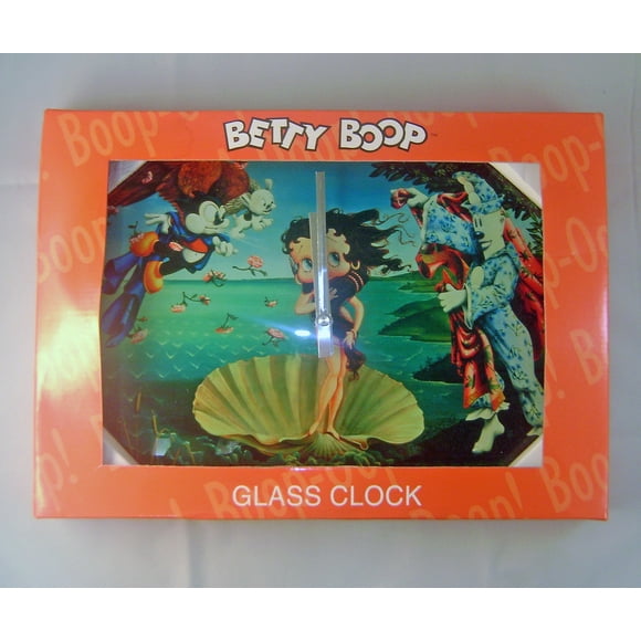 Betty Boop Venus Glass Wall Clock