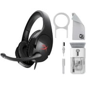 HyperX Cloud Stinger Wired DTS Headphone:X Gaming Headset Red/Black With Cleaning Kit Bolt Axtion Bundle Used