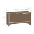 thumbnail image 3 of Pemberly Row Traditional Wood Storage/Blanket Chest in Oiled Oak, 3 of 3