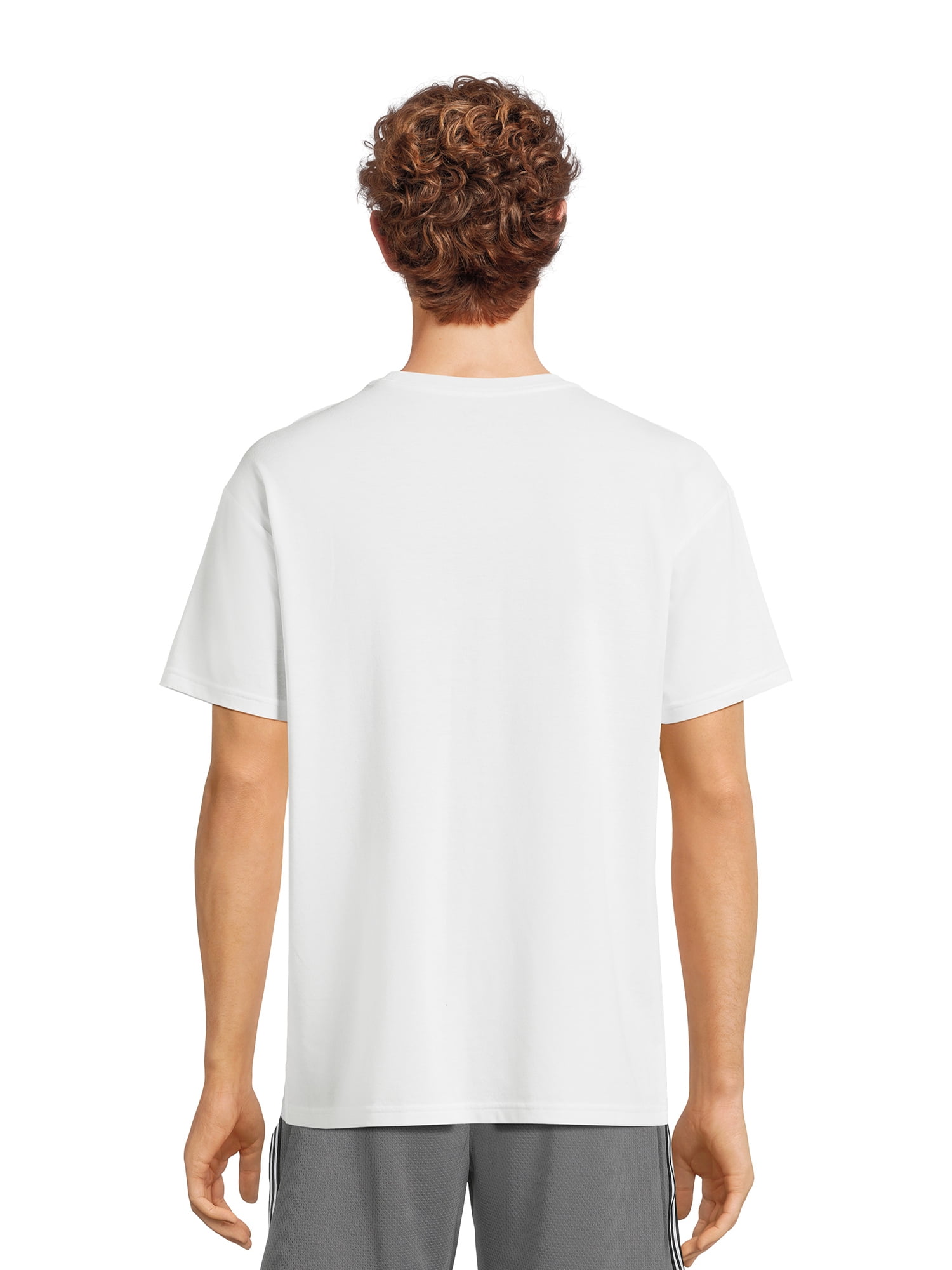Athletic Works Men's and Big Men's Tri Blend Pocket Tee, Sizes XS-4XLT