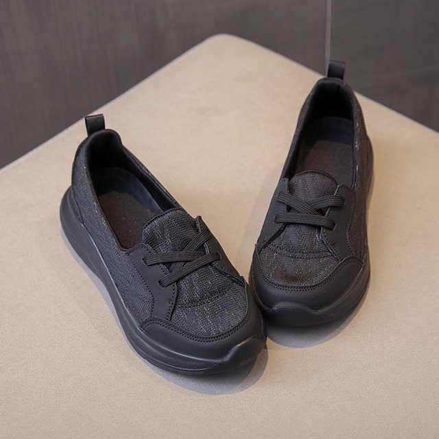 Zapatillas deportivas sin cordones, cómodas, con soporte para el arco del pie, informales, transpirables, para mujeres y niñas