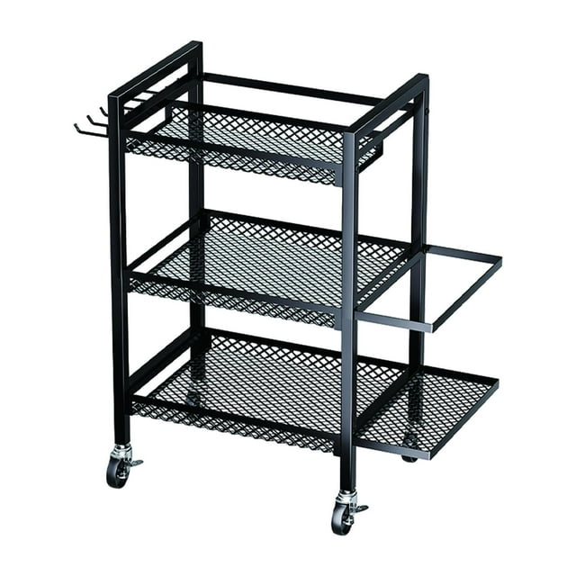 Lipstore Tapis d'Exercice Étagère de Rangement 3 Niveaux pour Salle de Sport à Domicile pour Bandes de Résistance Haltères