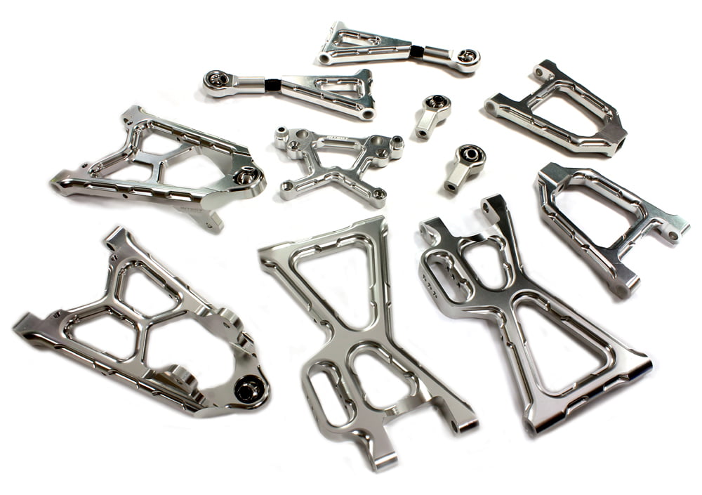 Silver Alloy Front Rear A Arm ball end kit for hpi rv baja 5b 5t 5sc