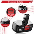 thumbnail image 4 of Replacement For Craftsman 19.2 Volt Battery C3 DieHard 130279005 130279003 130279017 11375, 4 of 11