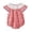 Pink, variant on Krdevn Baby Girls' Red Gingham Romper, Ruffle Yoke Flying Sleeve Bodysuit, Lightweight Summer Outfit for Independence Day & Casual Wear,3-6 Months