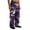 Purple_#05, variant on Pants Man Trendy Camo Printed Elastic Waist Drawstring Straight Legs Casual Pant Spring Summer Casual Loose Sweats Pants with Pockets,Vermilion XL