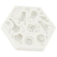 thumbnail image 3 of Molde Para Hornear Pastel De Silicona, Molde De Silicona De Forma De Animal, Molde De Horno Flexible Para Hornear Para Chocolate De Fondant De Bricolaje, Para Fiestas, 3 of 7